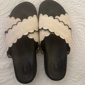 Maeve Women's Sandals in Black and Cream